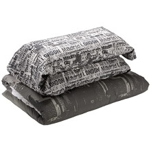 Catherine Lansfield CityScape Duvet Cover + Pillow Case 260 x 240 cm + 50 x 110 x 2 cm grey