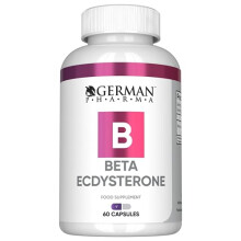 Beta Ecdysterone, High Potency Ecdysteroids Supplement for Muscle Growth & Strength, 60 Vegetarian Capsules - Made in the UK
