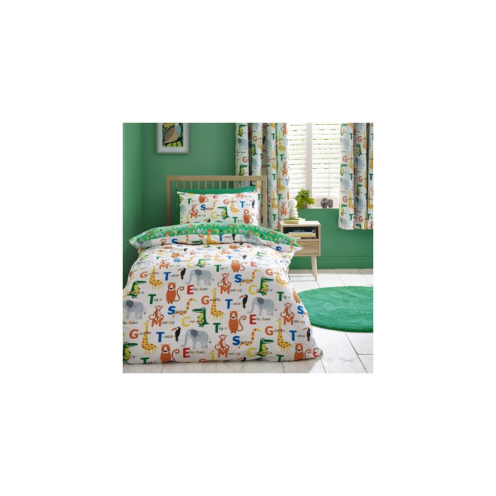 Animal Magic Reversible Duvet Cover Set - Image 3