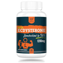 Solavica Beta Ecdysterone Supplement 1200mg Per Serving (60 Capsules)-1 Month Supply-98% Maximum Purity Ecdysterone for Endurance & Muscle Growth (60