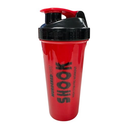 Murdered Out Smartshake Shaker 600ml Black & Red