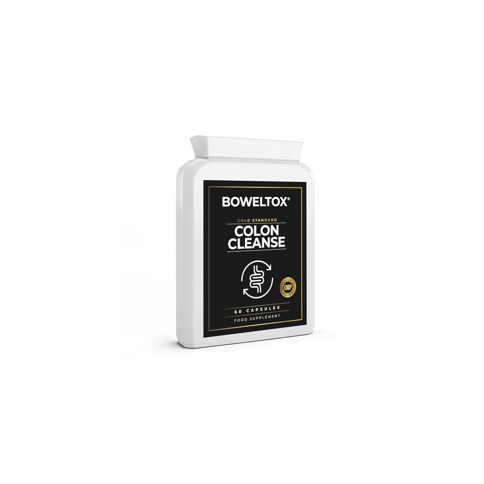 Boweltox Gold - Your Ultimate Colon Cleanse And Gut Health Solution - 60 Capsules - Supports Constipation Relief & Bloating