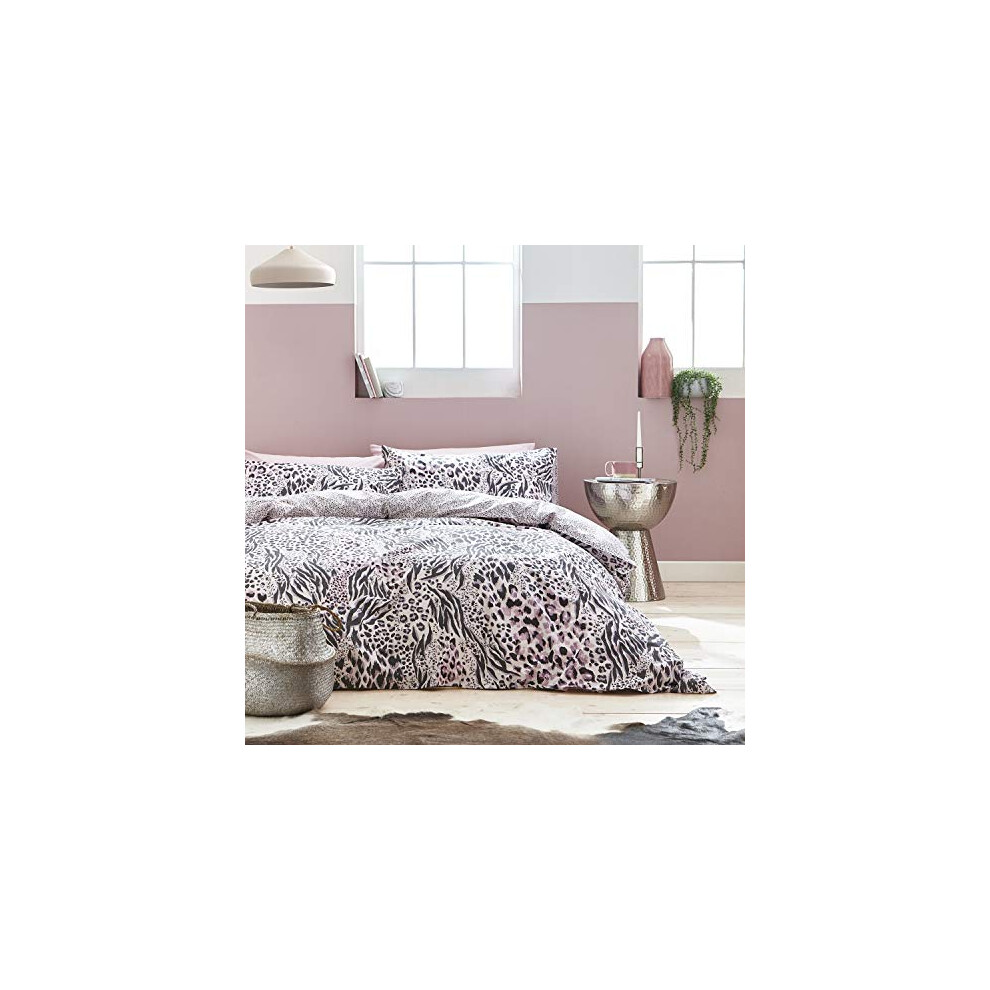 Catherine Lansfield Savannah Duvet Cover Set 140X220+65X65