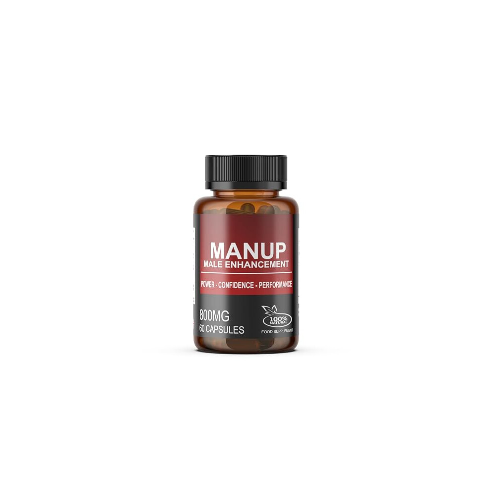Slim Warriors Manup Male Enhancement Support - Advanced Performance And Recovery Agent - 60 Capsules/Slim Warriors