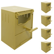Moondown Farm Finch Nest Box Wide- Bird Nesting Box 12X13X16H (Pack of 5)