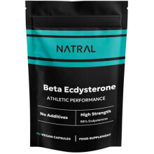 Beta Ecdysterone 60 Capsules | 98% Pure Ecdysterone Extract | Additive-Free | Supports Muscle Growth & Strength | High Strength Supplement