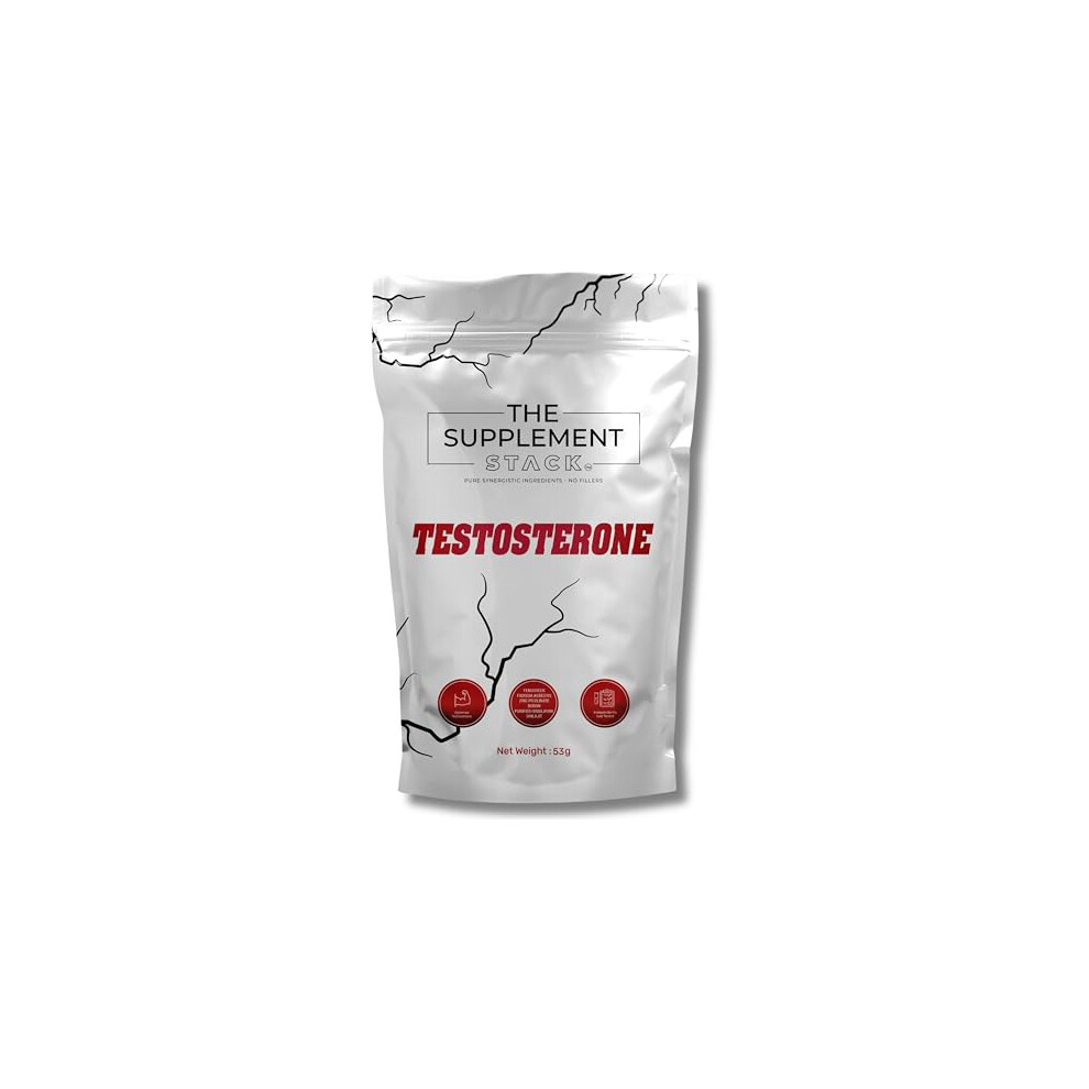 The Supplement Stack - Testosterone - 5-In-1 Fenugreek, Fadogia Agrestis, Purified Himalayan Shilajit, Zinc Picolinate & Boron For Strength, Vitality,