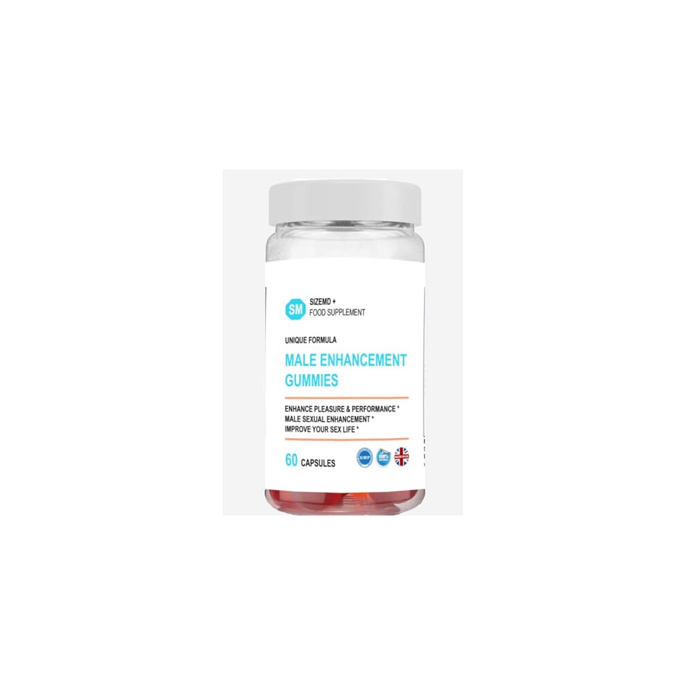 Slim Warriors Sizemd+ Male Enhancement Gummies Enhance Pleasure & Performace - Unique Formula 60 Gummies