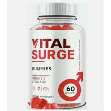 Vital Surge Gummies – Energy, Vitality & Stamina Support, Vegan, Natural Formula, 60 Gummies, Slim Warriors