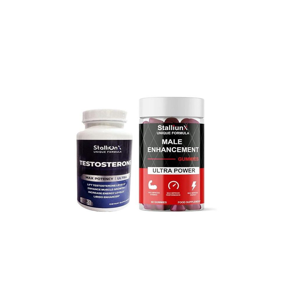 Dido Extreme Supplements Stalliunx - Male Enhancement Gummies & Testosterone Enhance Pleasure & Performace - Unique Formula Support