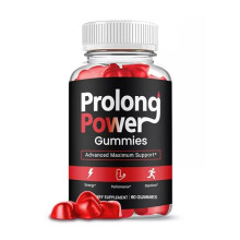 Prolong Power Gummies for Men, Max Strength Male Performance Formula - Powerful Natural Ingredients - New & Sealed - 60 Gummies/Supplement Heaven