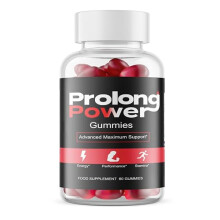 Prolong Power Gummies for Men, Max Strength Male Performance Formula - Powerful Natural Ingredients - New & Sealed - 60 Gummies/Slim Warriors