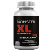 Monster XL Testosterone Support Supplement with Tribulus, Arginine, Maca and Ginseng, 60 Capsules