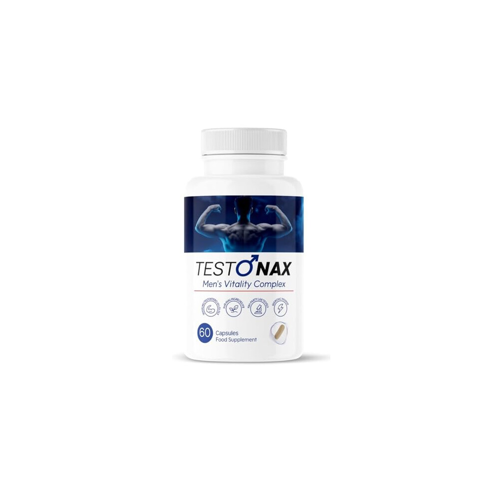 Dido Extreme Supplements Testonax Men's Vitality Complex - Natural Ingredients - Powerful Legal Bodybuilding Supplement - Advanced Performance And Recovery Agent - 60 Capsules