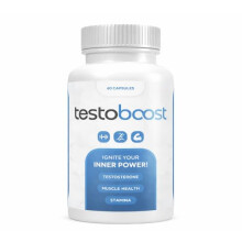 Testoboost - Natural Testosterone Support Supplement for Men - 60 Capsules - Natural Male Enhancing Supplement - Boost Energy, Strength & Vitality