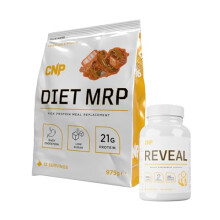 CNP Professional Diet MRP, Low Calorie Meal Replacement with FREE Fatloss Capsules, 21g Protein with Patented Digezyme Fortified + Full Spectrum