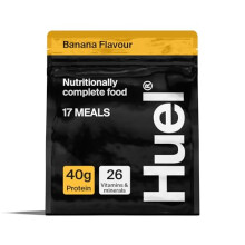 Huel Black Edition High Protein Complete Meal Replacement, 17 Meals, Banana Flavour, 40g of Protein Per Serving, Ready Meals, Vegan Protein Powder,