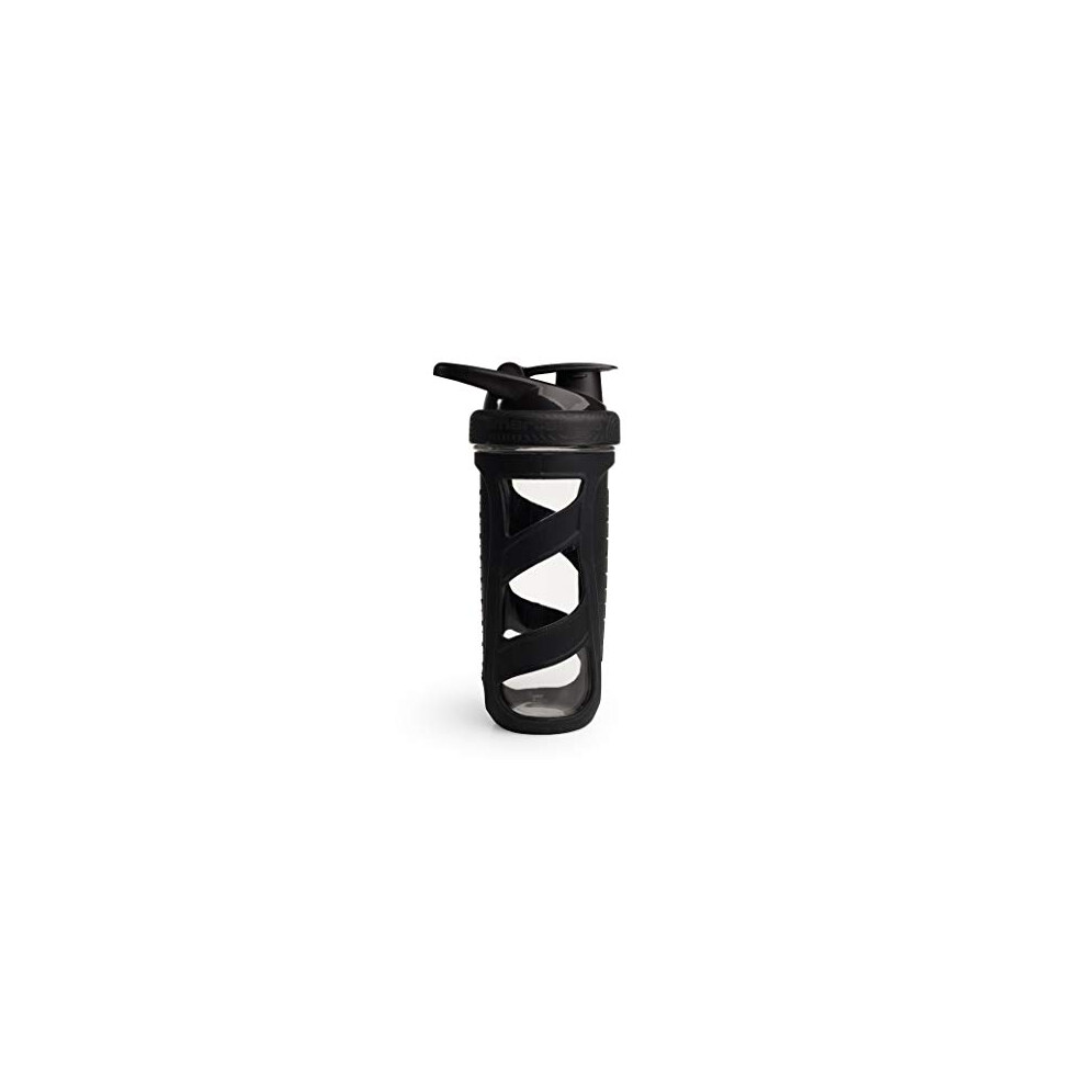 Smartshake Reforce Glass Protein Shake Bottle, Smoothie Protein Shaker, Leakproof Water Shaker Bottle, Bpa-Free Mixer, Milk Shake Supplements Shaker