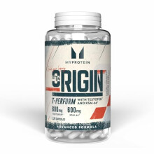 Myprotein Origin T‑Perform – Testosterone Support Capsules – Testofen & KSM‑66 Ashwagandha, Zinc, Vitamin D & Premium Herbal Extracts –