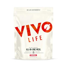 Vivo life - Vegan All-in-One Meal Replacement Shake with 21g Protein, Multivitamins & Minerals, Gut Friendly Bacteria & Electrolytes - 1kg, 25