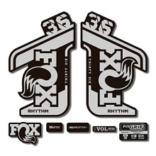 STAR SAM Stickers Compatible with Fox 36 Rhythm 2021 Metallic Silver 1 CMT