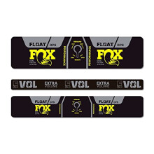 STAR SAM Stickers Compatible with Fox Float Performance DPS EVOL 2021 Bike Shock Absorber Yellow 1 CMT