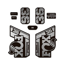 STAR SAM Stickers Compatible with Fox 36 Performance Elite 2021 Metallic Silver 1 CMT
