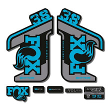 STAR SAM Stickers Compatible with Fox 38 Rhythm 2021 Light Blue 1 cm