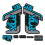 STAR SAM Stickers Compatible with Fox 38 Rhythm 2021 Light Blue 1 cm 1