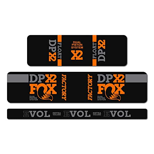 STAR SAM Stickers Compatible with Fox Float DPX2 2018 Orange 1 cm