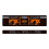 STAR SAM Stickers Compatible with Fox Float DPS 2020 Orange 1 cm 1