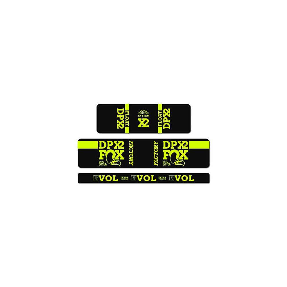Photos - Climbing Gear STAR SAM Stickers Compatible with Fox Float DPX2 Fluorescent Yellow 1 cm 2018