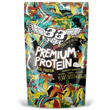 33Fuel Plant-Based Protein Powder – 30g Protein for Muscle Growth, Vegan with Antioxidants for Gut Health – Chocolate Flavour – 582g
