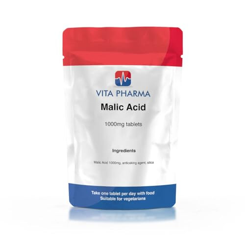 VITA PHARMA Malic Acid 1000mg 120 Tablets