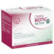 OMNi BiOTiC HETOX | Relief for the Liver – From the Gut | Probiotic Powder | Particularly Easy to Take Due to Practical Sachets | 30 Sachets | Vegan
