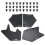 Car Engine  Guards  Shield Seals for  Tundra Sequoia 07-21 Car Mudguards Front  Liner Mud Flaps 5