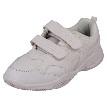 (White, UK 13 Child) Boys Spot On Casual Trainers N1142