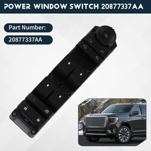 Window  Driver Side Main Power Window  20877337AA for   07-14 1