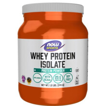 Now Foods, Whey Protein Isolate, Neutral Flavor, 544g Protein Powder, Gluten-Free, Vegetarian, SOYA-Free, GMO-Free, Sugar-Free