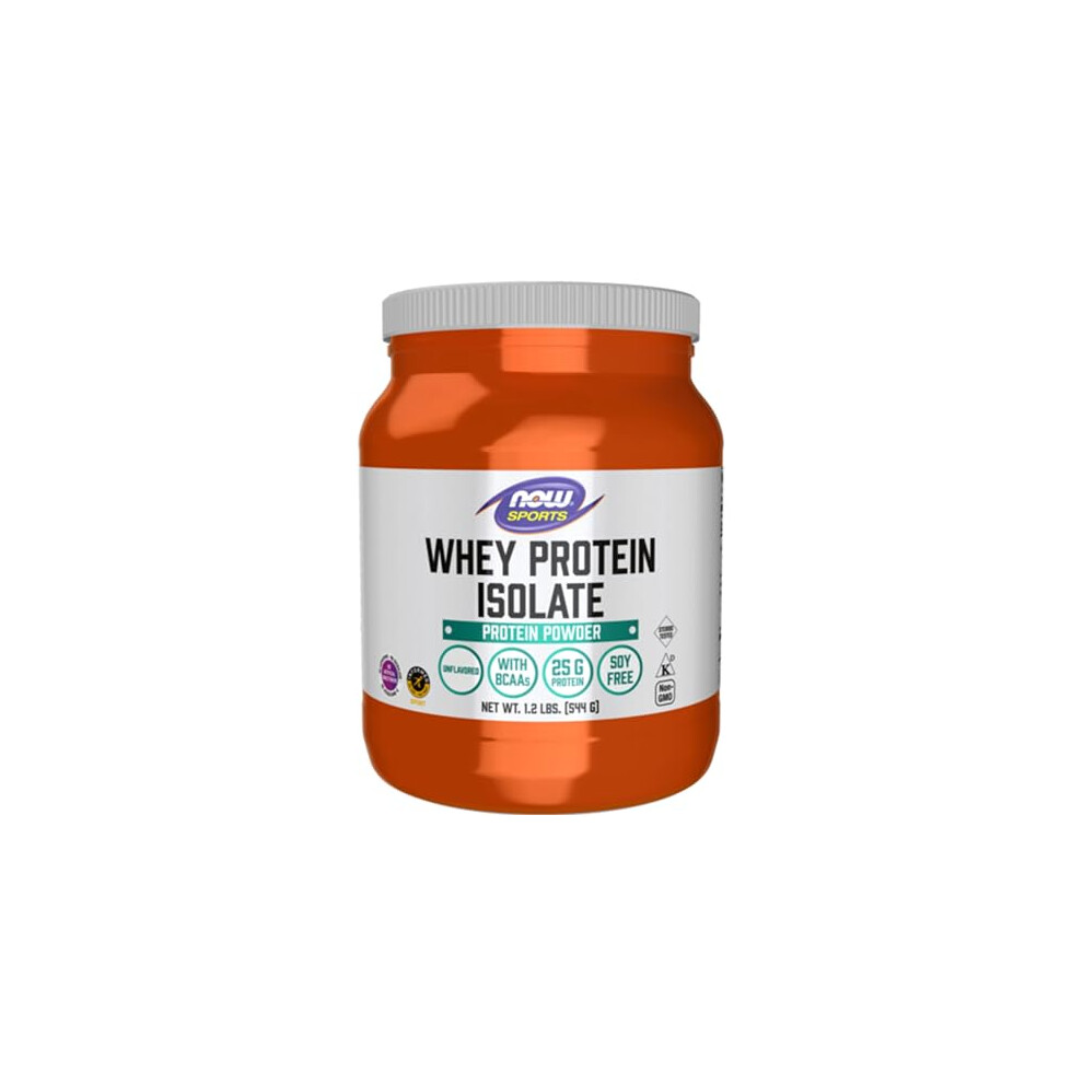 Now Foods, Whey Protein Isolate, Neutral Flavor, 544G Protein Powder, Gluten-Free, Vegetarian, Soya-Free, Gmo-Free, Sugar-Free