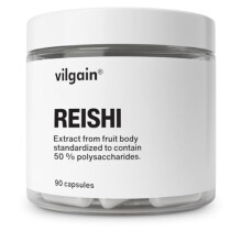 Vilgain Reishi – Immune System Booster & Heart Health Support, High-Potency Reishi Mushroom Extract with 50% Polysaccharides, Antioxidant-Rich