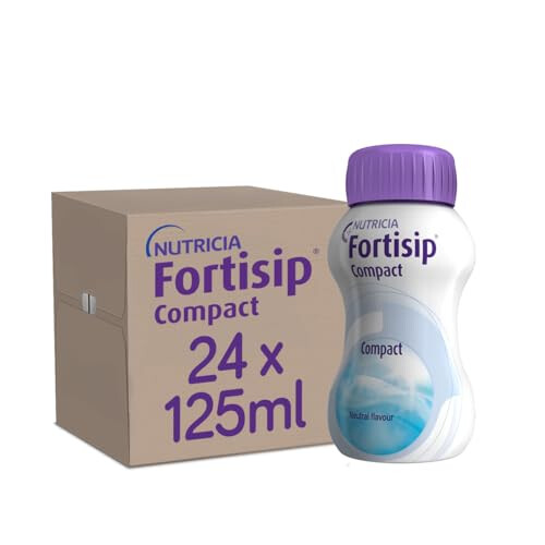 Fortisip Compact Unflavoured, 125ml Bottle, Pack of 24