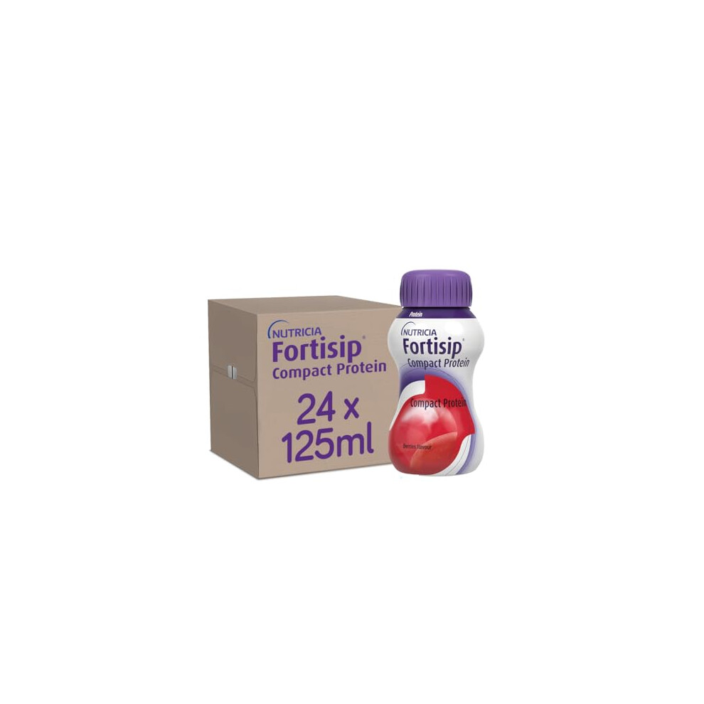 Fortisip Compact Protein Drink, Berry Flavour, 125Ml Bottle X24