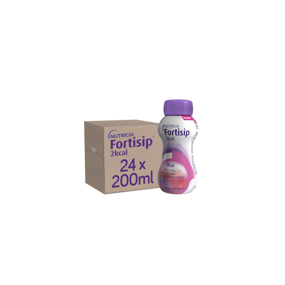 Forti sip 2.0 kcal Milkshake Nutritional Drinks Mixed Flavours 200ml x 24 - Image 2