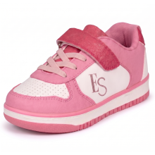 (Pink, UK 11 Child) Girls Elle Sport Colourblock Casual Trainers H2723