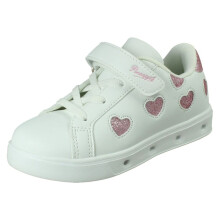 (White, UK 7 Infant) Girls Pineapple Light Up Trainers H2700