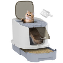 Arenero para Gatos Bicolor 40.5 x 52.5 x 42.5 cm