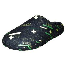 (Navy, UK 6 Child) Boys Xbox Mule Indoor Slipper 016277