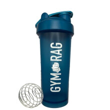 GYM RAG Protein Shaker Bottle- BPA Free, Leak-Free 600 ml Protein Shake Bottle with Wire Ball Mixer- Durable Shaker Bottle for Protein Shakes,
