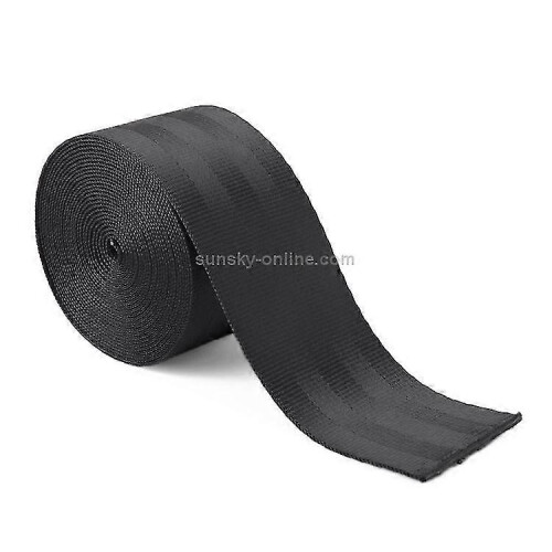 (Black) Aangepaste polyester autogordel, racegordel, lengte: 3,6 m 1